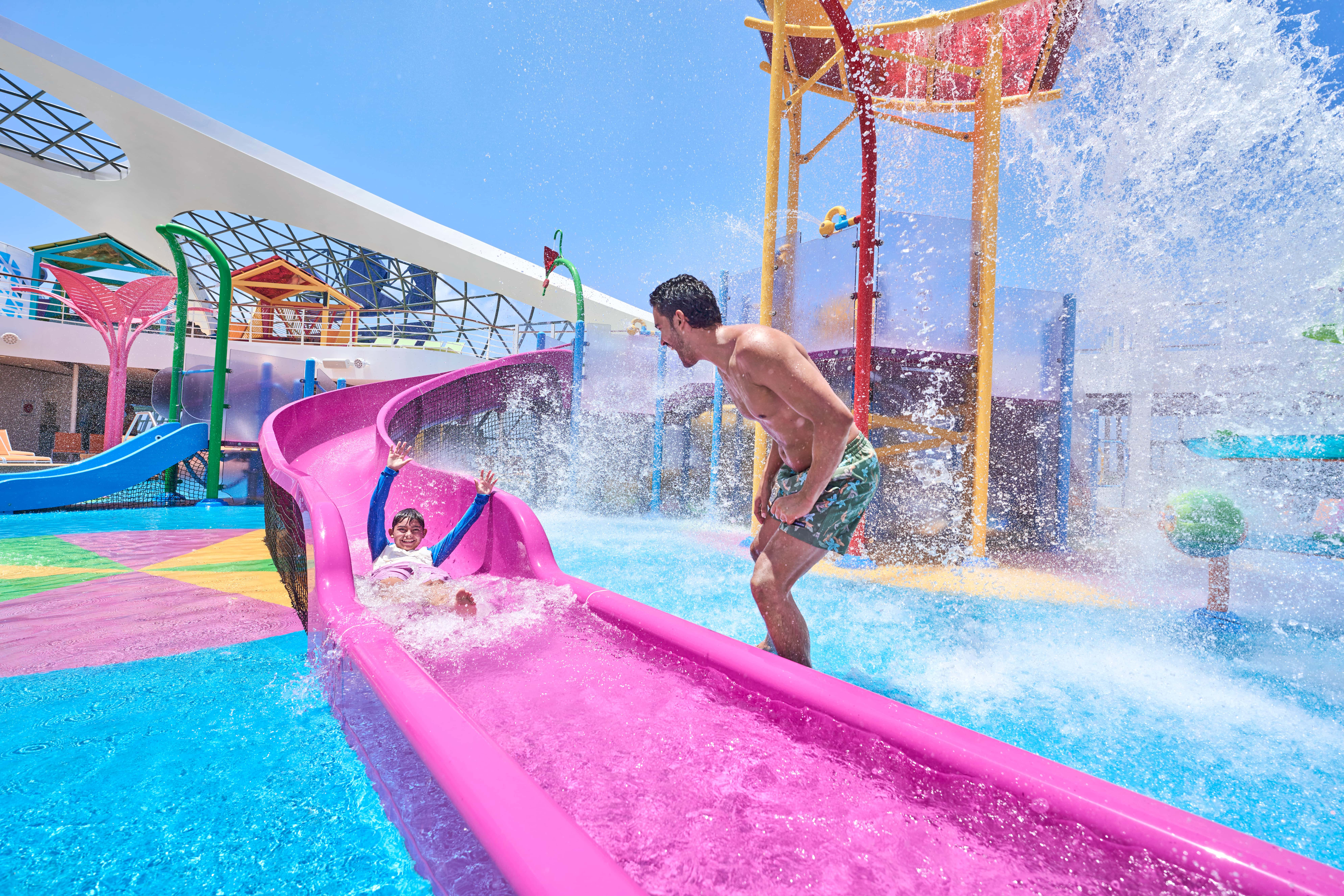 Royal Caribbean cruise ship waterslide